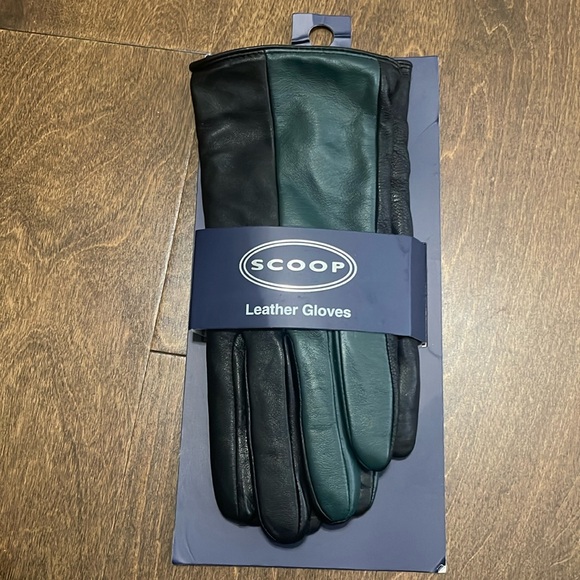 Scoop leather gloves - Picture 1 of 5